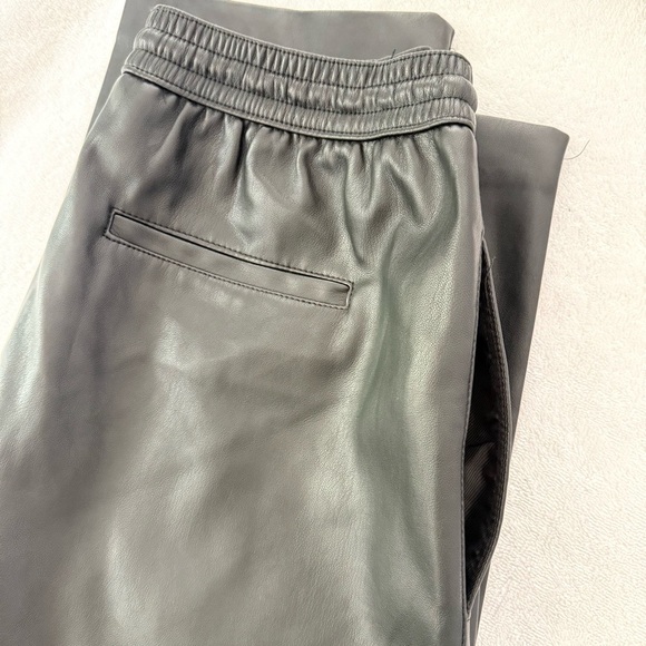 MANGO Leather-Effect Elastic Waist Trousers Pants Size S - Picture 13 of 13